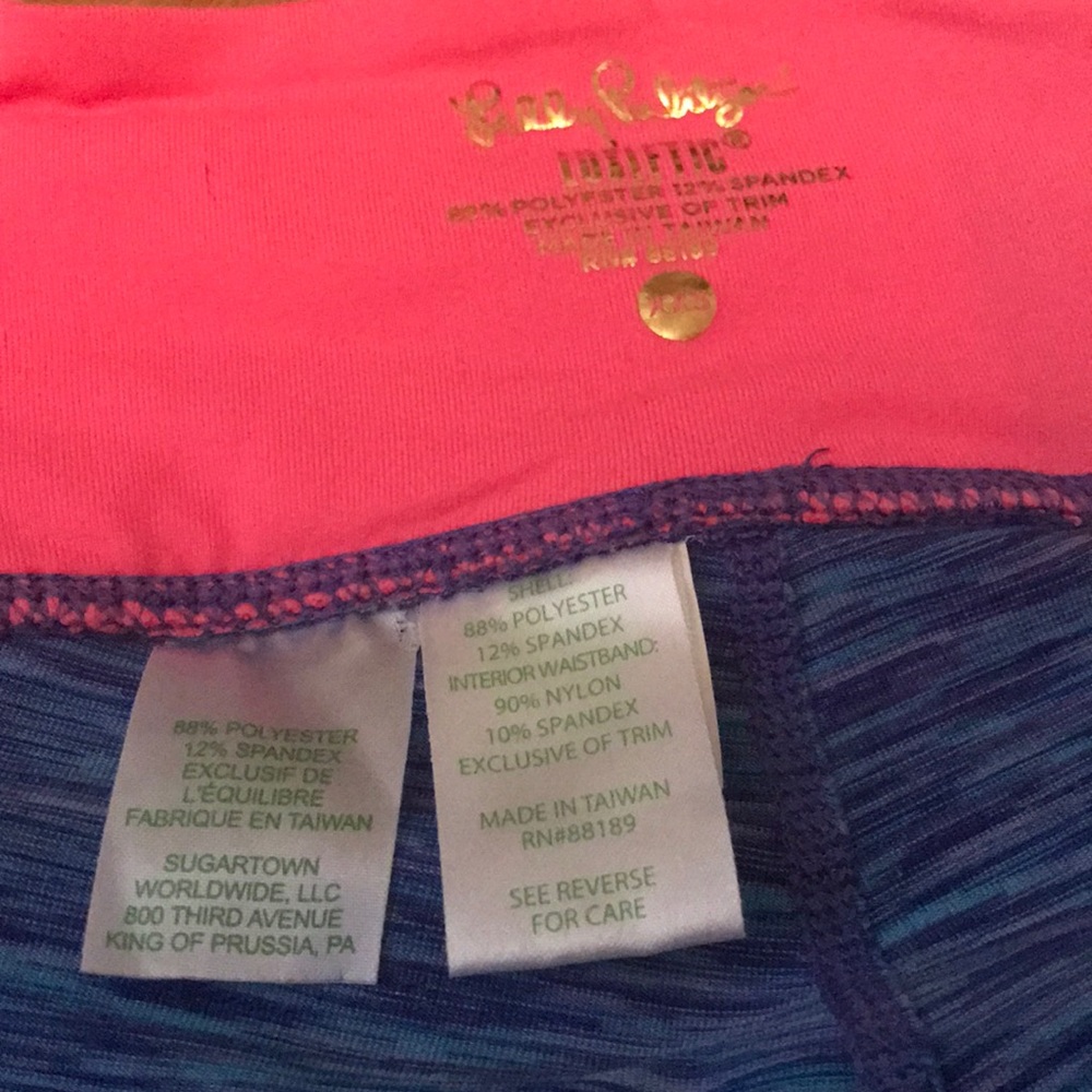 Lilly Pulitzer Luxletic Weekender Cropped Leggings - Picture 3 of 4